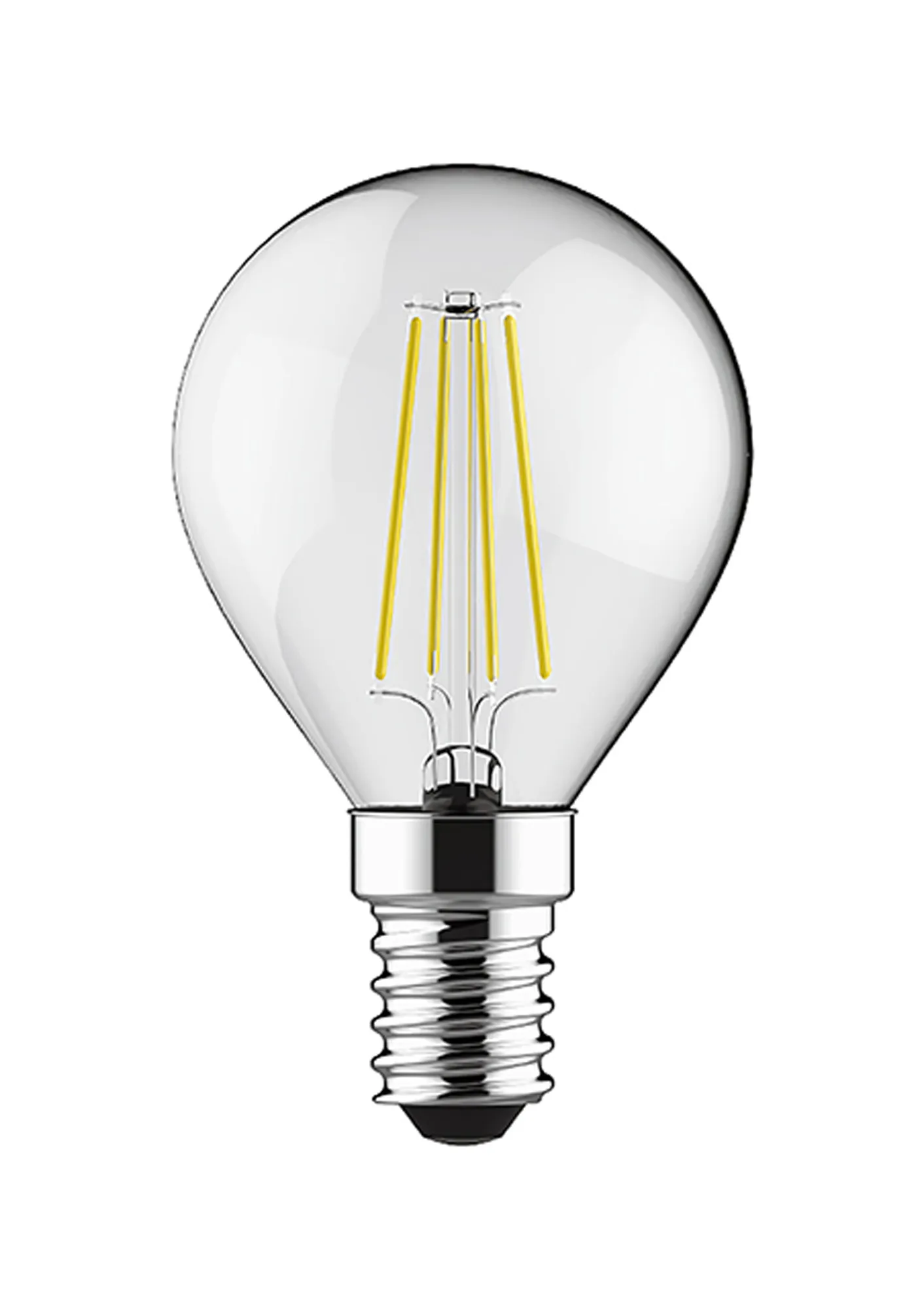 1410804  Value Classic LED Ball E14 Dimmable 4W 6000K 470lm